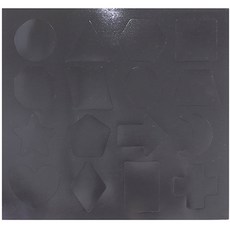 GabeFamily Tok Tok 圖形磁性拼圖板 KS4109-1, 16件, 1個