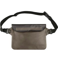 라젠다 3겹지퍼 끈 길이조절 방수팩, 그레이, 1개