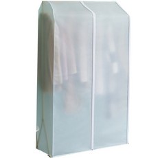 衣架拉鍊式衣套半透明, 1件, 1個