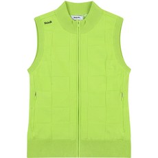 Volvik 女款高爾夫方形格子全開式防風針織背心 VLKVN201LE09510