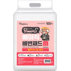 PRIMEOW 基本款尿布墊 含排便誘導劑 無香, 100入, 1個