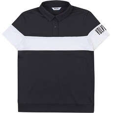 Volvik 女款高爾夫拼接夾克領T恤 VLTSN392BK10010