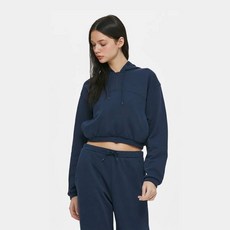 Mulaware女款柔軟棉質短版連帽T恤 AWSDTL111