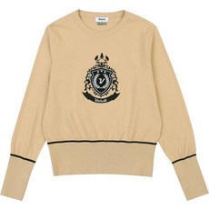 Volvik 女士高爾夫經典圖案長袖圓領針織衫 VLKTN202BE10010