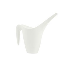 Black Tree 彩色塑膠園藝澆水壺 1L, 白色, 1個