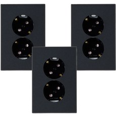 TILINS 2孔插座, 3個