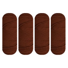 Market Plan 牛奶棉編織線 100g, 4個, 38 棕色