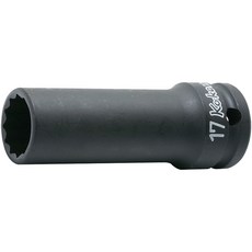 Koken 1/2 衝擊半長套筒 14306X 12角 19mm 鷹架用, 1個