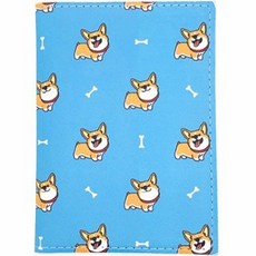 이니엔 시바견 패턴 여권 케이스