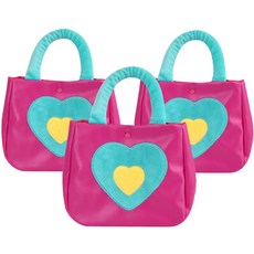 Kes.B 遊戲愛心包 3件組, 粉紅色