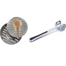 漢堡壓榨機+迷你肉槌套組, 1套