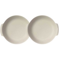 Ninewear Friends 意大利麵碗, 象牙白, 2個