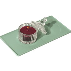 Bluemama Modu-i 矽膠長方形托盤, 薄荷