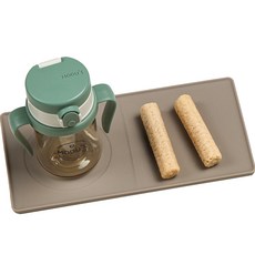 Blue Mama Everyone Eye 矽膠長方形托盤, 米色