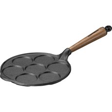 SKEPPSHULT 現代系列核桃木柄鑄鐵蘇格蘭鬆餅煎鍋 IH爐適用, 23cm, 1個