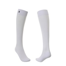 Cleveland GOLF 女款純色單色過膝襪 CGWSS219081, Clova White