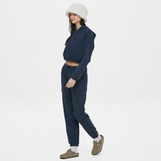 mulawear 女款柔軟棉質短版連帽T恤 AWSDTL111 1NNY