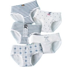 Jcell女款水蝴蝶結內褲 5件組 P849