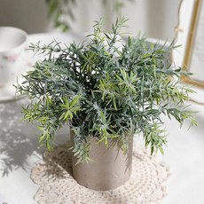 miss mone 居家咖啡館 如同鮮花般的桌上迷你人造花盆, 迷迭香, 1個