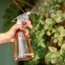 리빙모아 투명 분무기 라이트브라운, 1개