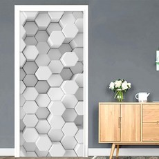 Simple & Glow 家用玄關門室內裝潢貼紙, 單一顏色