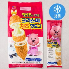 뽀로로와 친구들 크리스피 치즈 핫도그 (냉동), 80g, 4개입, 1개
