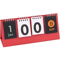 INIEN 彩色 365天 倒數日曆, 紅色