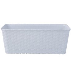 Lagenda 方形花盆托盤, 白色, 1個