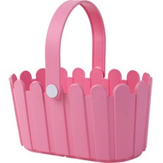 라젠다 핸드백형 감성 화분받침, 핑크, 1개