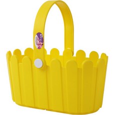 라젠다 핸드백형 감성 화분받침, 옐로우, 1개