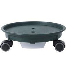 Lagenda 滾輪接水花盆底盤, 深綠色