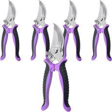 Monasheup巴拉芒斯彩色園藝剪刀 紫色, 5個