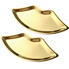 Market Pio 家用不鏽鋼珠寶金屬託盤 2入, 類型1