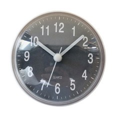 Til Green吸附式浴室壁鐘, 灰色