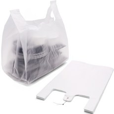 Happy lock 外送塑膠袋 無印刷 半透明 中 32 x 45 x 21 cm, 100個, 18L