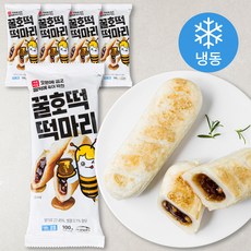 서울마님죽 꿀호떡 떡마리 (냉동), 100g, 1개입, 5개