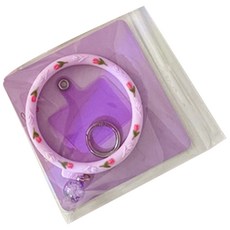 라니마켓 튤립 디테일 빅링 핸드폰 손목 걸이, 라벤다, 1개