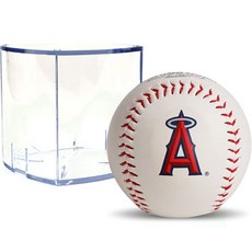 RAWLINGS MLB Authentic Logo球 洛杉磯天使+球套 方形 RBOF2, 1套, 單品