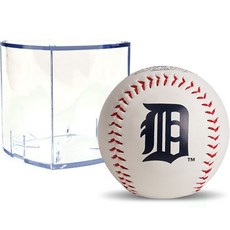 RAWLINGS MLB 官方標誌球 底特律老虎 + 方形球盒 RBOF2, 1套, 單一商品