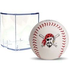 RAWLINGS MLB Authentic Logo球 皮茲堡海盜隊+球套 方形 RBOF2, 1套, 單品