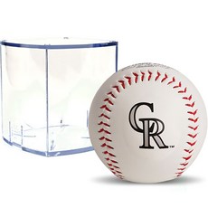 RAWLINGS MLB 官方標誌球 科羅拉多洛磯隊 + 方形球盒 RBOF2, 1套, 單一商品