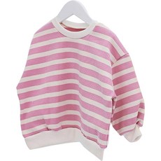 Ondiz 兒童換季條紋大學T恤