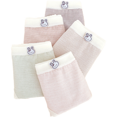 Juniday 兔子貼飾學生內褲5件組