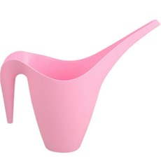 MJ 北歐風舒適握把園藝花盆澆水壺 粉紅色 1L, 1個