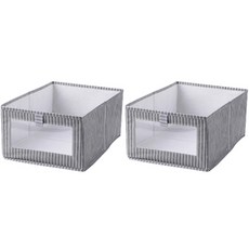 마켓피오 접이식 패브릭 스토리지 수납 정리상자, 타입4, 2개