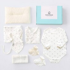 Mom's Nature 新生兒有機嬰兒禮品套裝 12 件裝