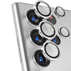 오펜트 호환용 카메라 렌즈 보호링 세트 실버, 1세트