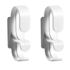 티지컴퍼니 욕실 무타공 다용도 접착식 강력 후크, 화이트, 2개