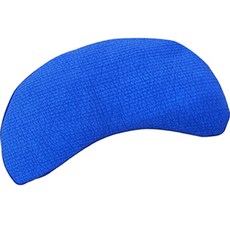친환경편백아트 프리미엄 편백 나노초미니 구슬형칩 클래식 반달 베개, 파랑, 1개