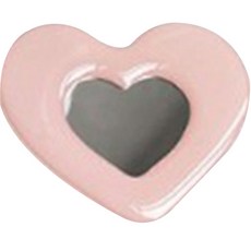 부라덜스 거울디자인 스마트톡 핸드폰 거치대, 핑크하트, 1개